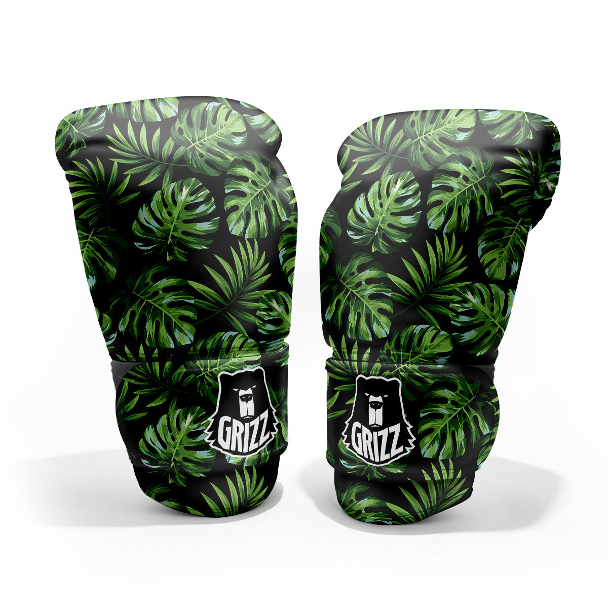 Monstera Leaves Tropical Print Pattern Pro Boxing Glove
