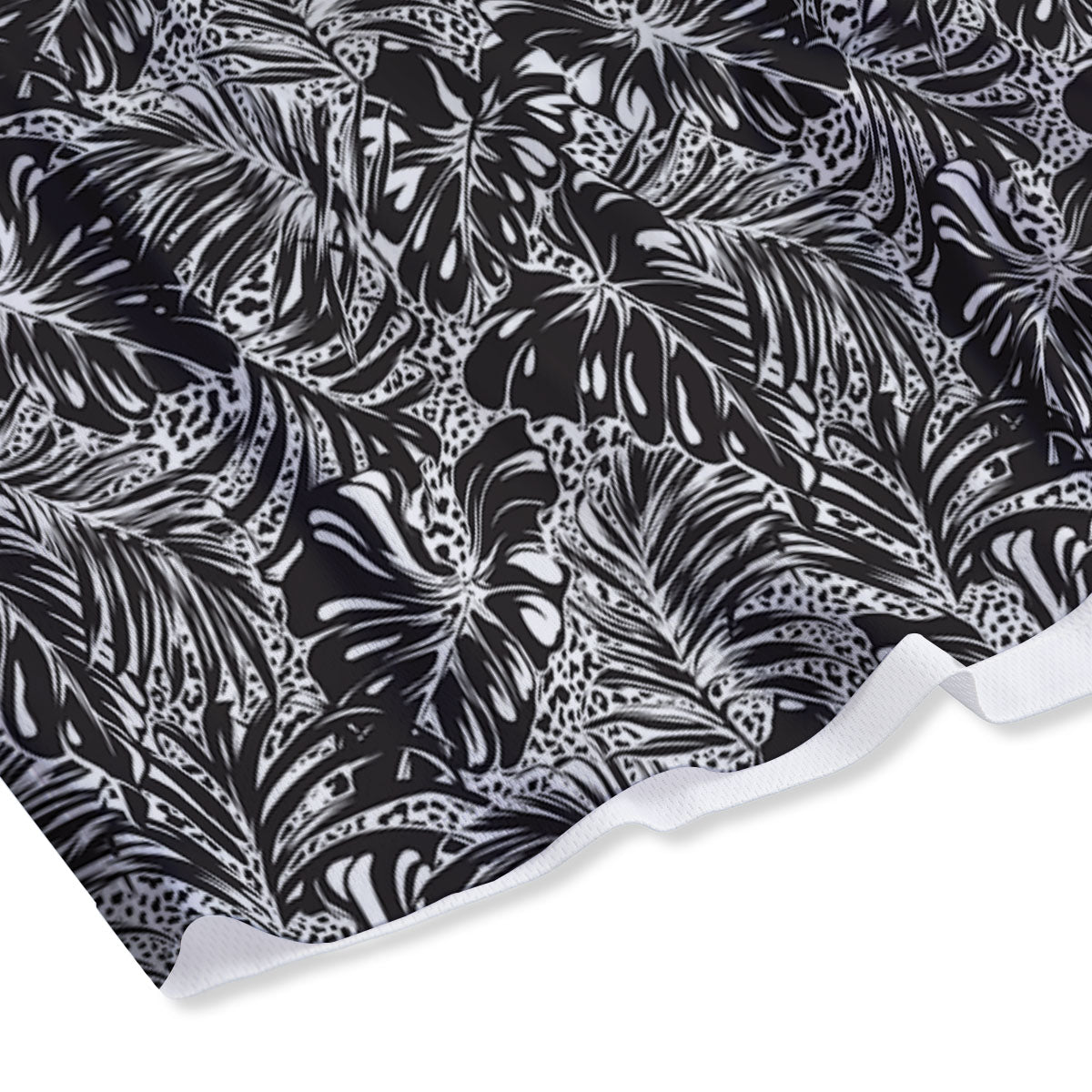 Night Owl Full Moon Print Mesh Shorts