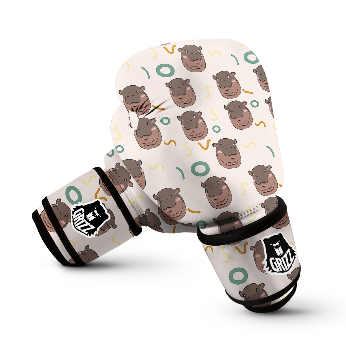 Moo Deng Hippo Boxing Glove-grizzshop