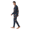 Moo Deng Hippo Sleeping Men's Pajamas-grizzshop