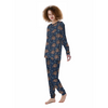 Moo Deng Hippo Sleeping Women's Pajamas-grizzshop