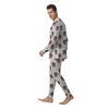 Moo Deng Hippo Smiling Men's Pajamas-grizzshop