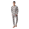 Moo Deng Hippo Smiling Men's Pajamas-grizzshop