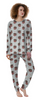 Moo Deng Hippo Smiling Women's Pajamas-grizzshop