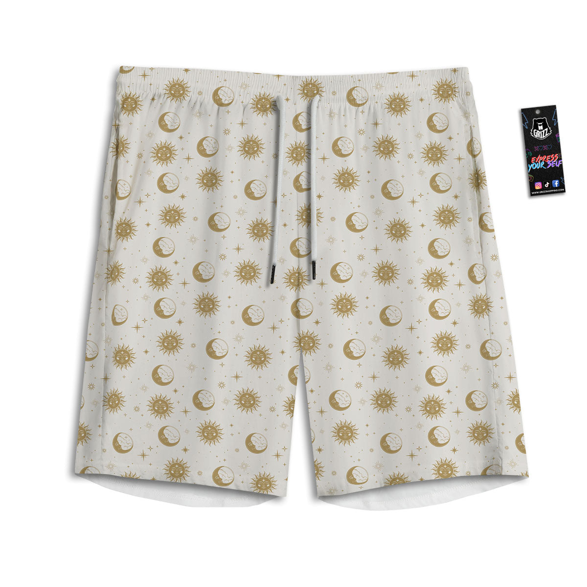 Patrick's Day Irish Plaid Print Men's Athletic Shorts