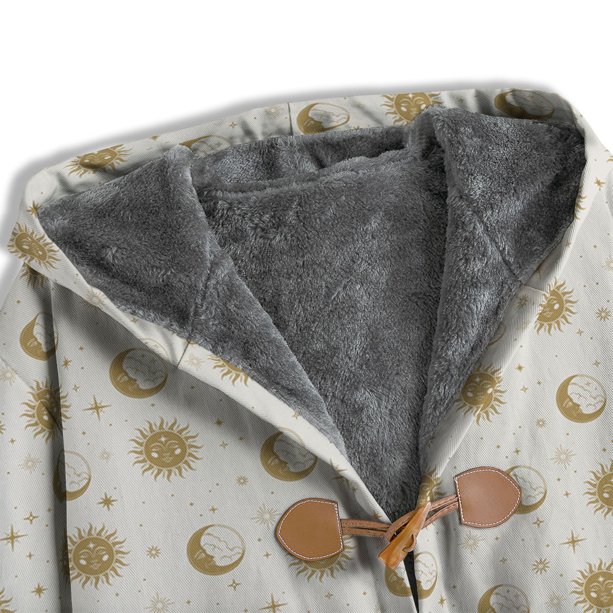 Moon And Gold Sun Print Pattern Men's Windbreaker Jacket-grizzshop