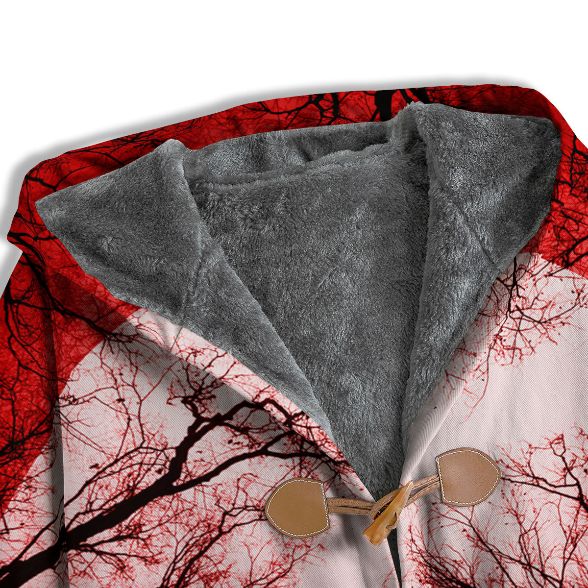 Moon And Horror Forest Print Men's Windbreaker Jacket-grizzshop