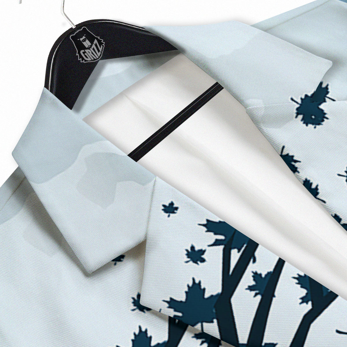 Moon Full Autumn Print Men's Sport Coat-grizzshop