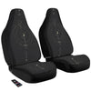 Moon Phase Galaxy Print Car Seat Covers-grizzshop
