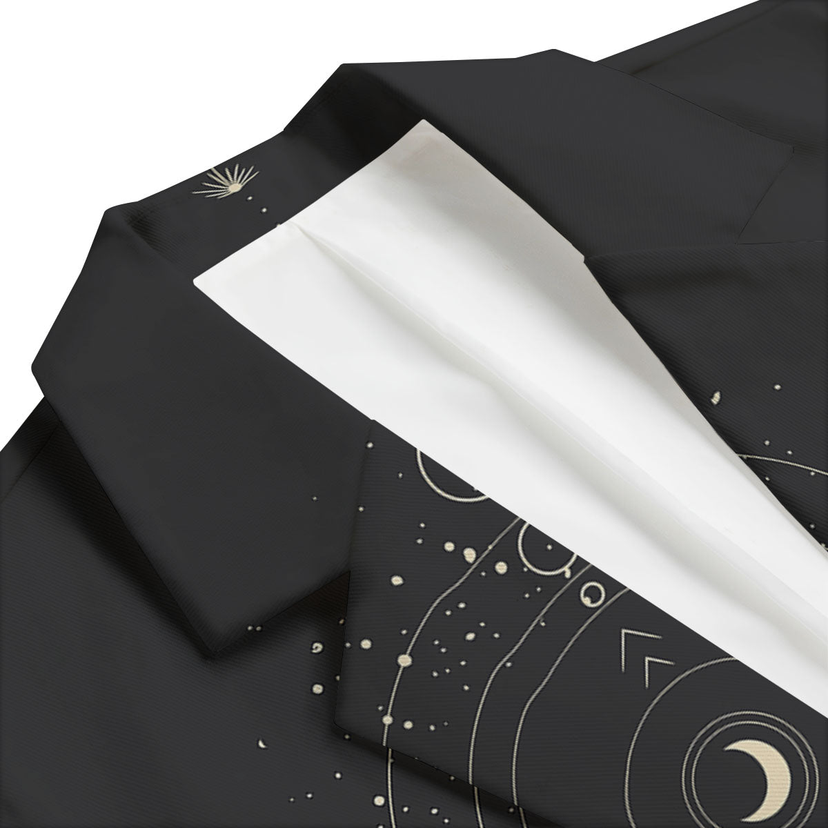 Moon Phase Galaxy Print Men's Blazer-grizzshop