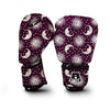 Moon Sun Celestial Pattern Print Boxing Gloves-grizzshop