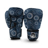 Moon Sun Print Pattern Boxing Gloves-grizzshop