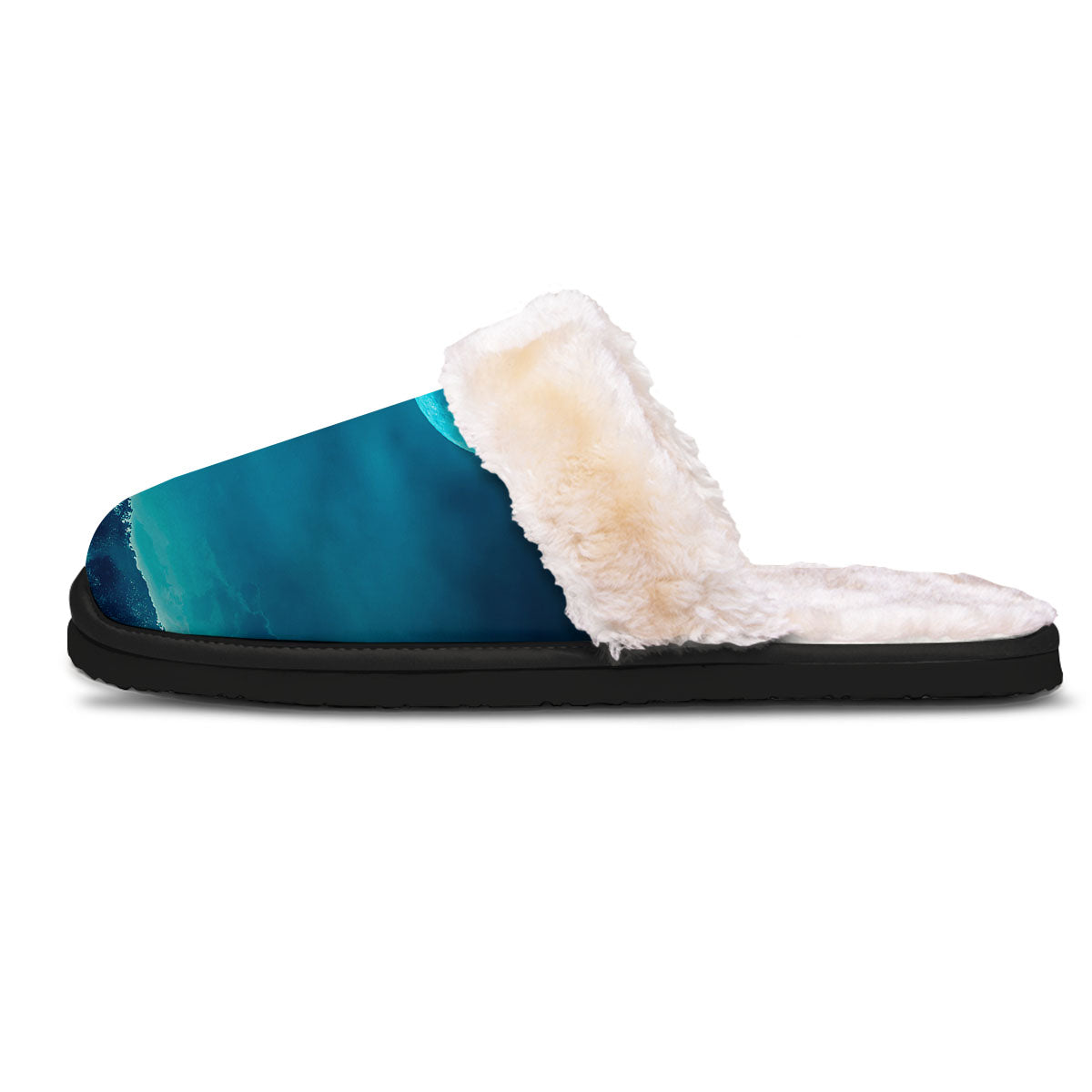 Moonlight And Night Forest Print Slippers-grizzshop