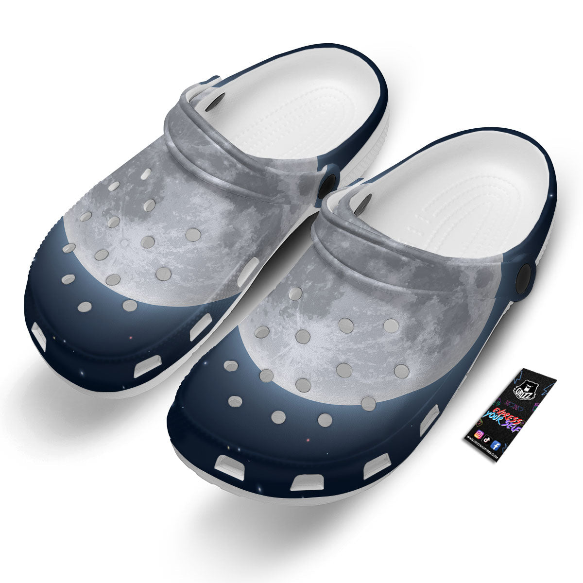 Moonlight And Night Sky Print Clog-grizzshop