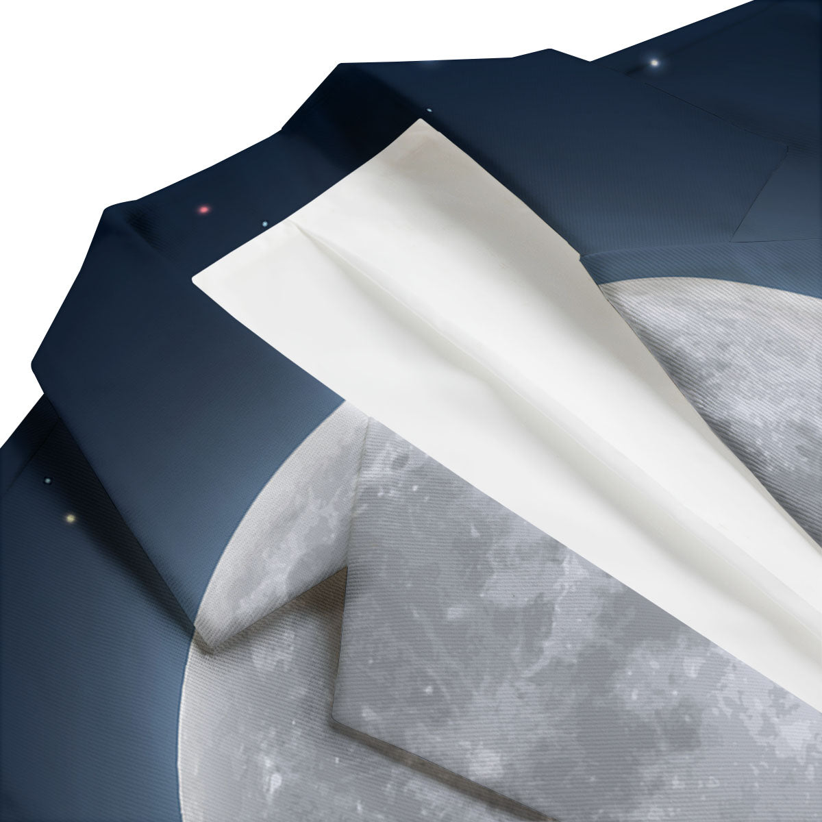 Moonlight And Night Sky Print Men's Blazer-grizzshop