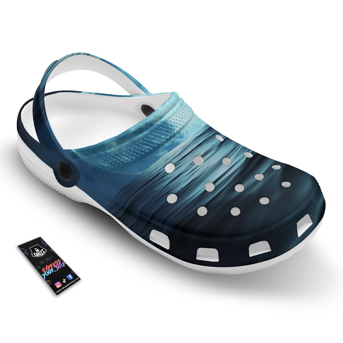 Moonlight And The Sea Print Clog-grizzshop