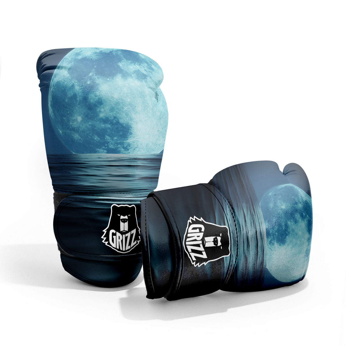 Moonlight And The Sea Print Pro Boxing Glove