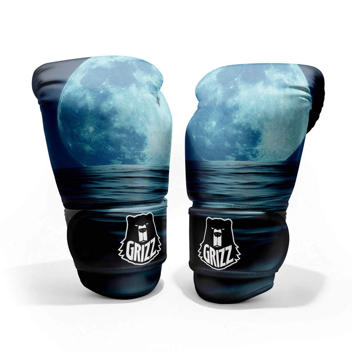 Moonlight And The Sea Print Pro Boxing Glove