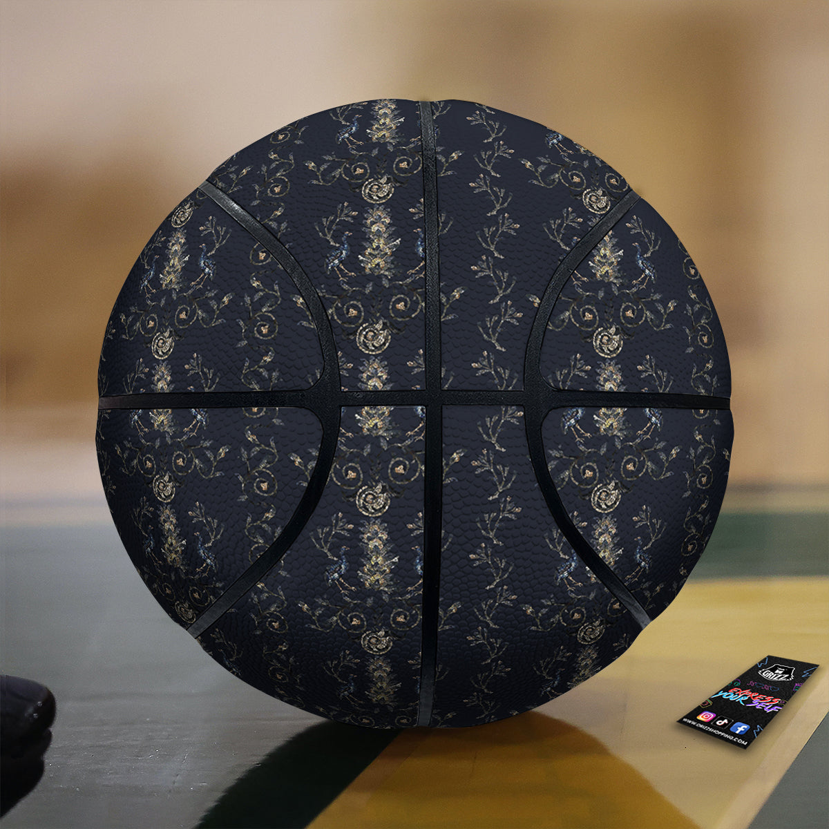 Mosaic Bird Pattern Basketball-grizzshop