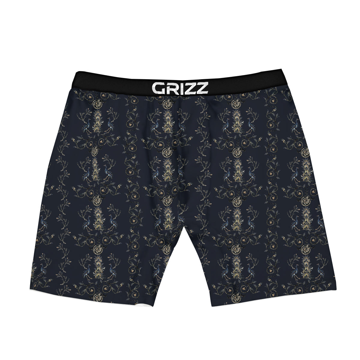 Mosaic Bird Pattern Boxer Briefs-grizzshop