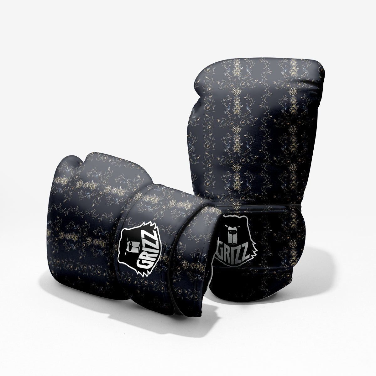 Mosaic Bird Pattern Sparring Gloves-grizzshop