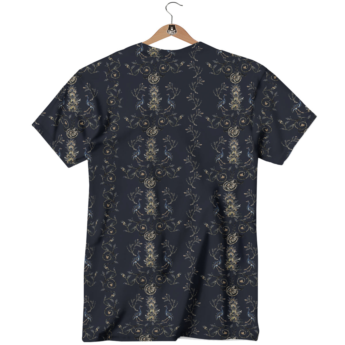Mosaic Bird Pattern T-Shirt-grizzshop