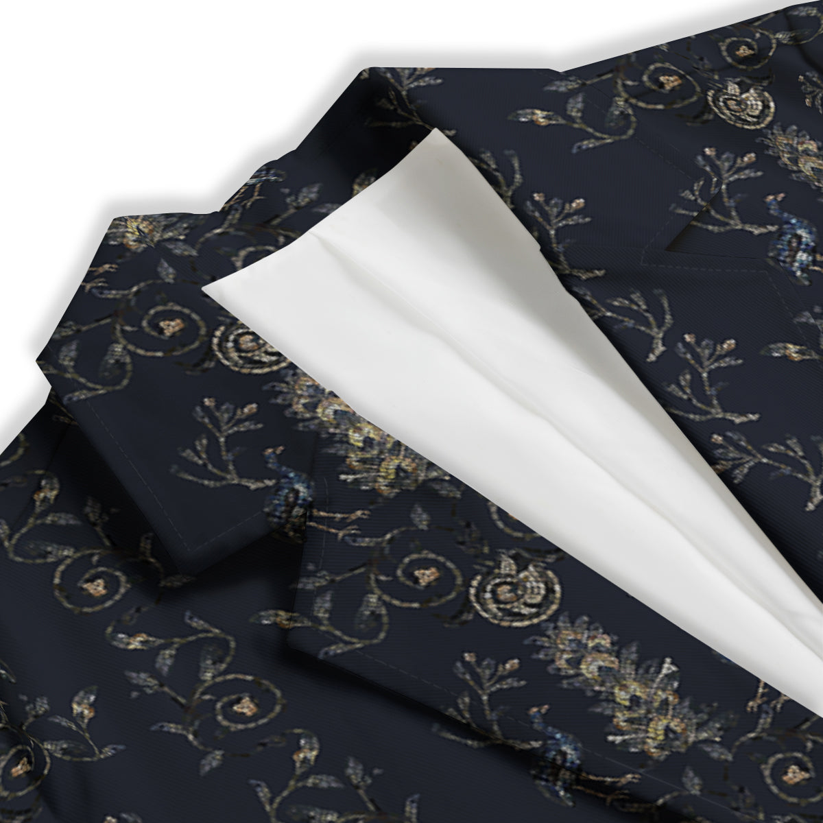 Mosaic Bird Pattern Women's Blazer-grizzshop
