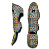 Mosaic Colorful Pattern Print Muay Thai Shin Guards-grizzshop