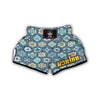 Mosaic Pattern Print Muay Thai Boxing Shorts-grizzshop