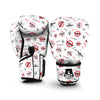 Mosquito Caution Print Pattern Boxing Gloves-grizzshop