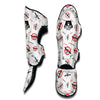 Mosquito Caution Print Pattern Muay Thai Shin Guards-grizzshop