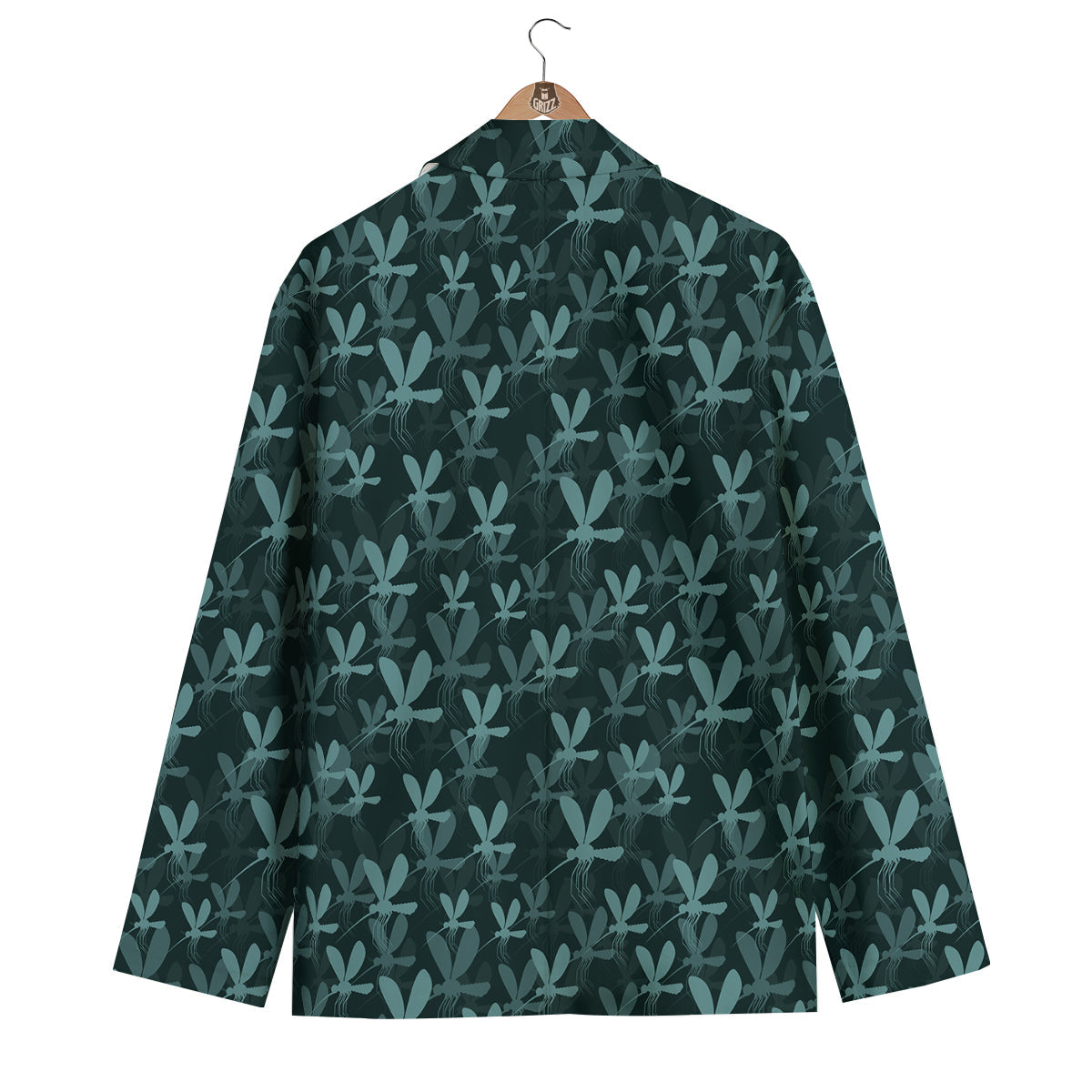 Mosquito Print Pattern Men's Blazer-grizzshop