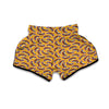 Moth Colorful And Yellow Print Pattern Muay Thai Boxing Shorts-grizzshop