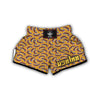 Moth Colorful And Yellow Print Pattern Muay Thai Boxing Shorts-grizzshop