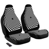 Motion Illusion Angular Swirl Print Car Seat Covers-grizzshop