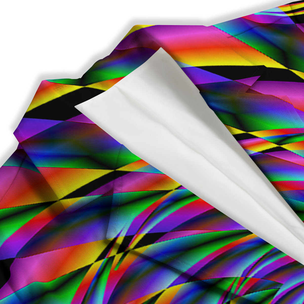 Motion Psychedelic Illusory Print Women's Blazer-grizzshop