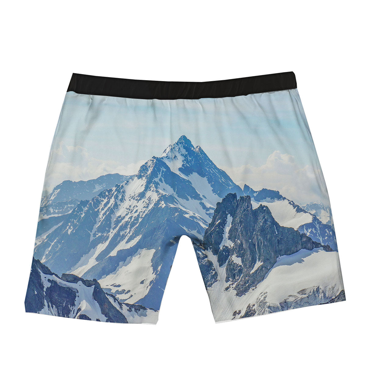 Mountain Alps Print Boxer Briefs-grizzshop