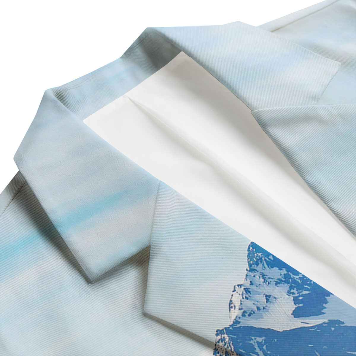 Mountain Alps Print Men's Blazer-grizzshop