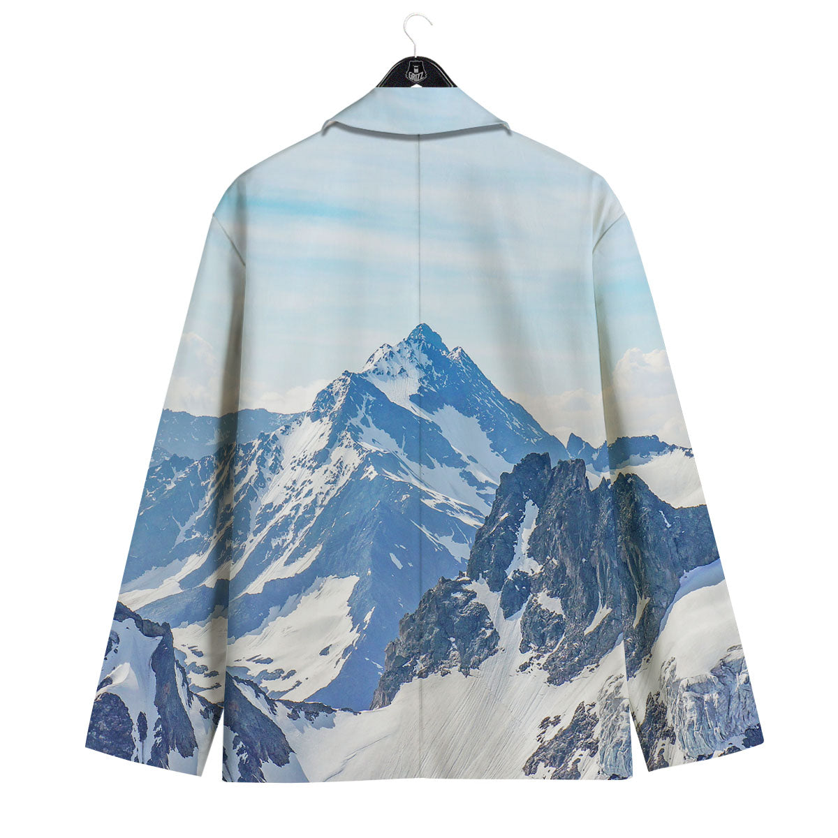 Mountain Alps Print Men's Sport Coat-grizzshop