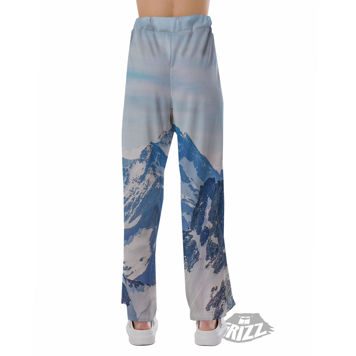 Mountain Alps Print Pajama Pants-grizzshop