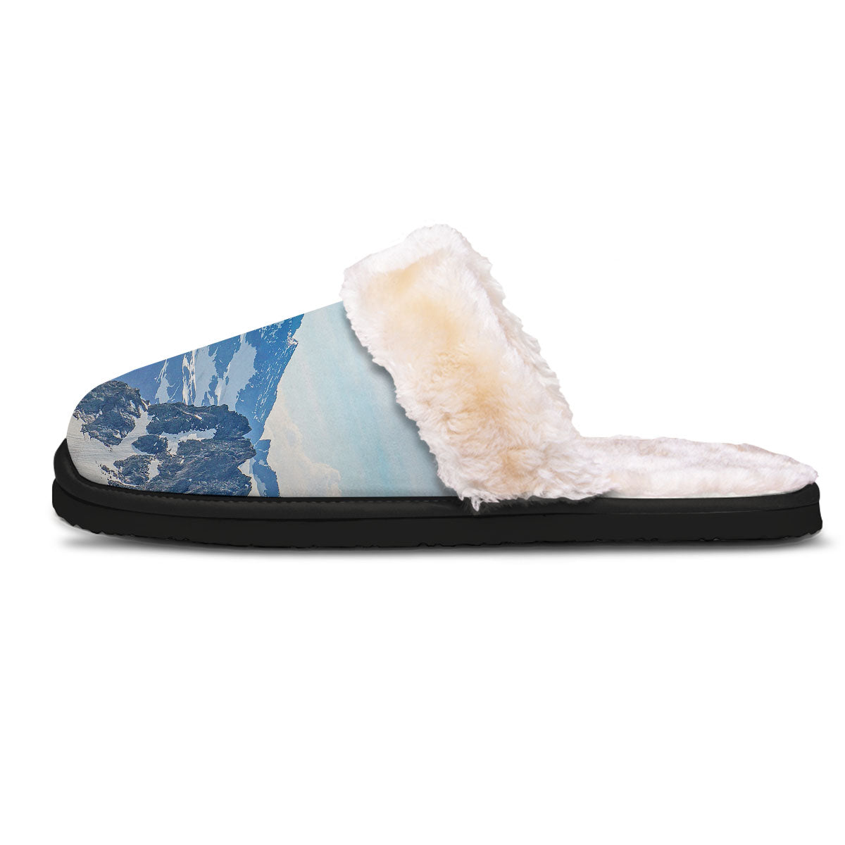 Mountain Alps Print Slippers-grizzshop