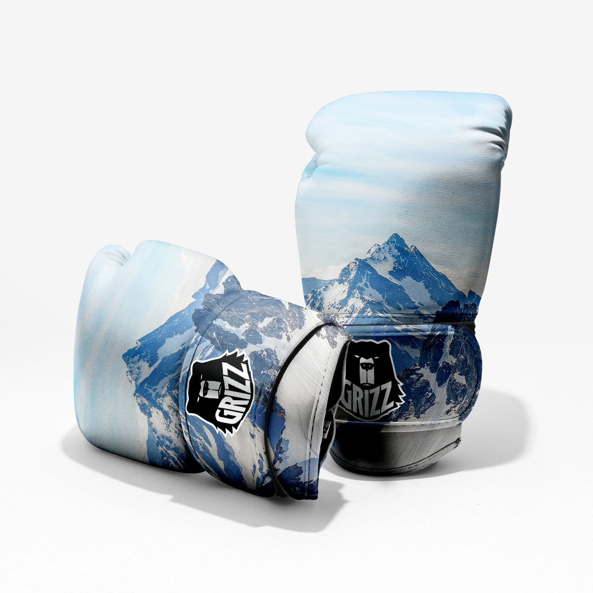 Mountain Alps Print Pro Boxing Glove