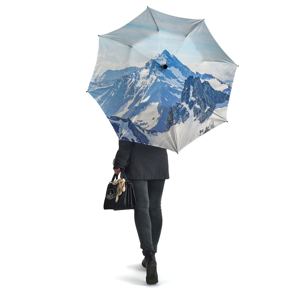 Mountain Alps Print Umbrella-grizzshop