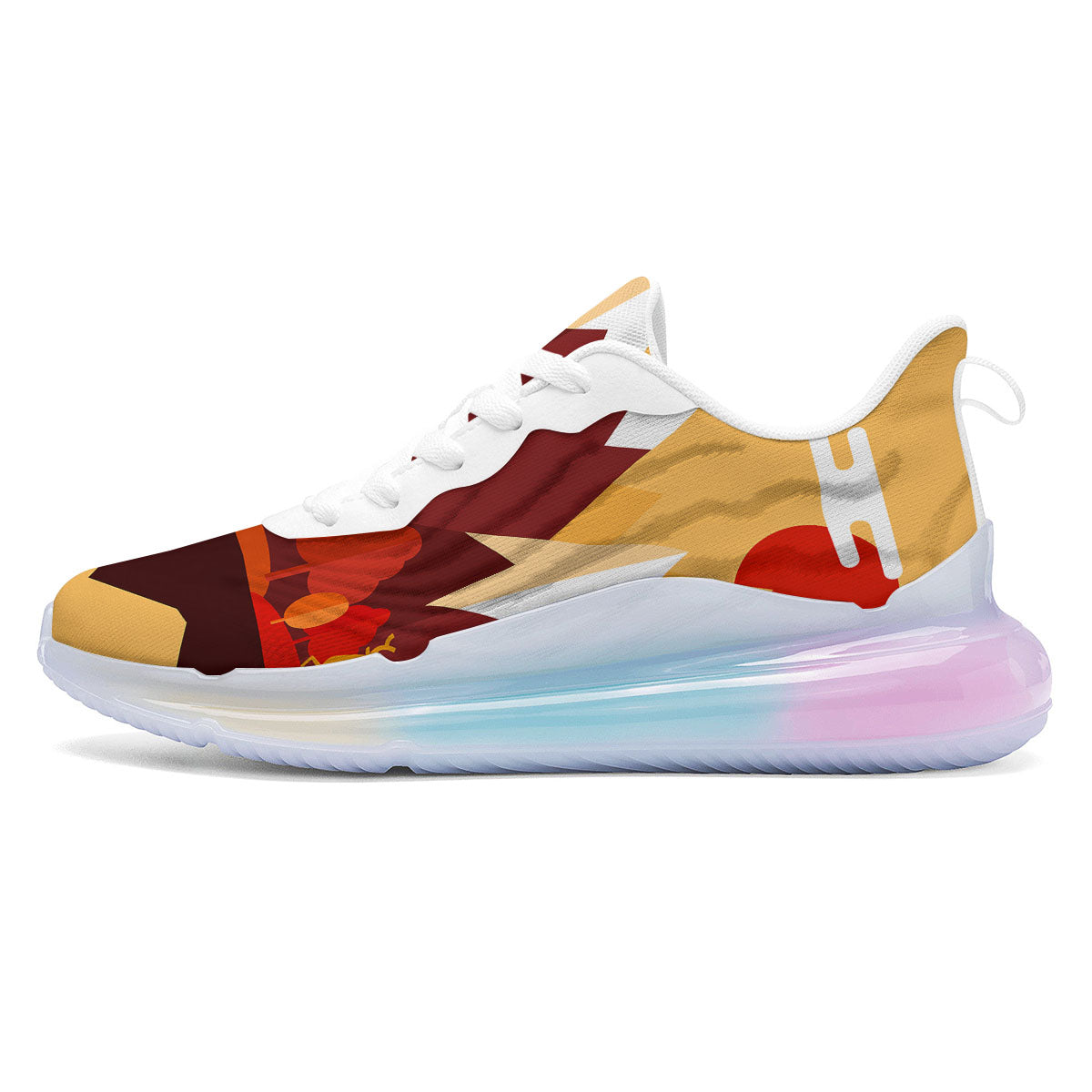 Mountain Autumn Print Running Sneakers-grizzshop