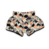 Mountain Pattern Print Muay Thai Boxing Shorts-grizzshop