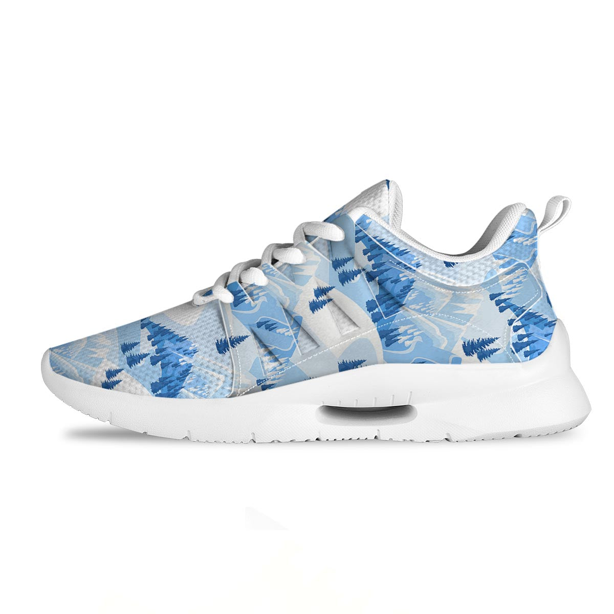 Mountain Skiing Print Pattern Tennis Shoes-grizzshop