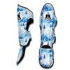 Mountain Snow Pattern Print Muay Thai Shin Guards-grizzshop