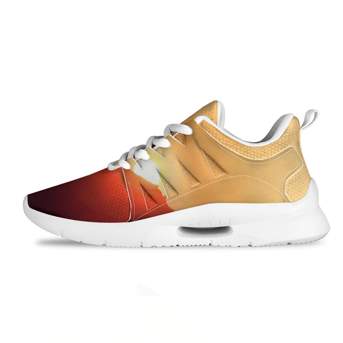 Mountain Sunrise Print Tennis Shoes-grizzshop
