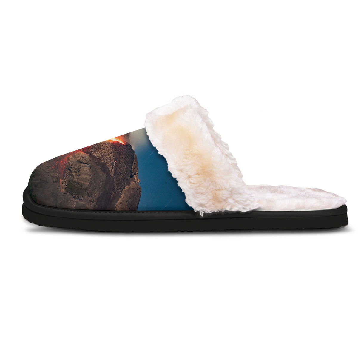Mountain Volcanic Print Slippers-grizzshop