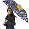 Moving Optical Blue Splashing Illusion Umbrella-grizzshop